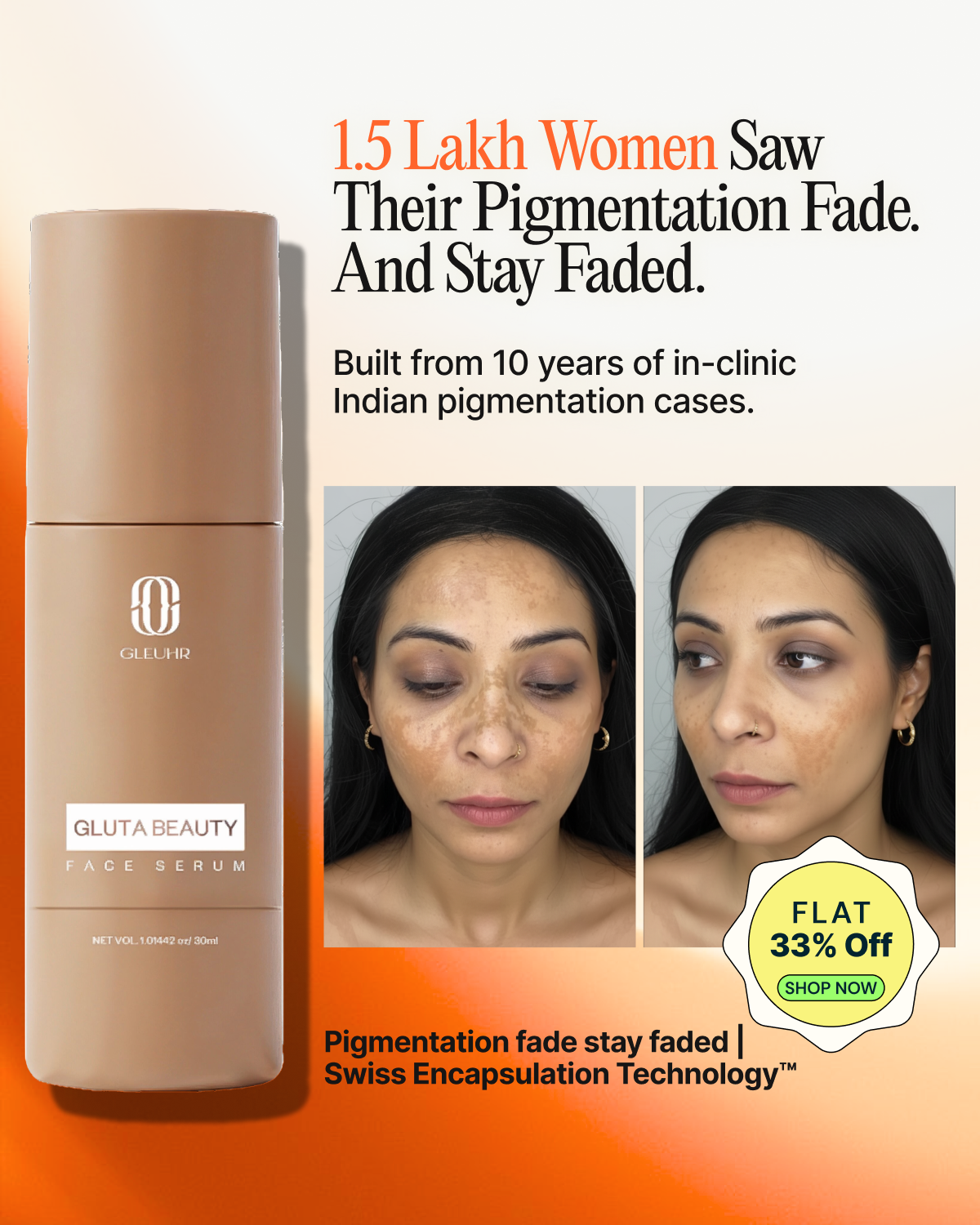 Gluta Beauty — India’s First 5-Pathway Pigmentation Serum