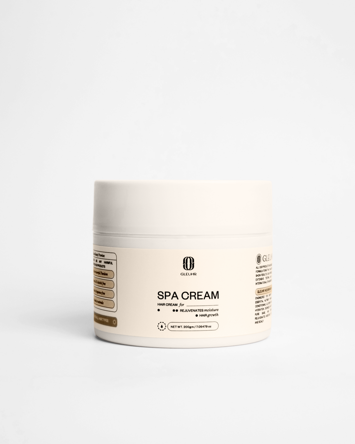 Gleuhr Hair Spa Cream | Deep Root Nourishment & Split-End Repair