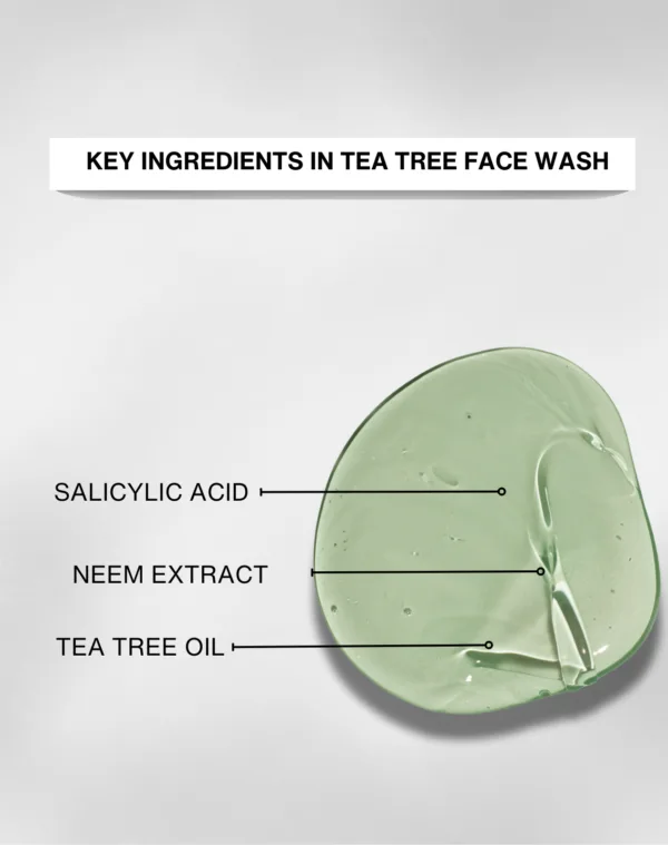 Tea Tree Face Wash, Cleanser for Oily, Acne Prone Skin | Women and Men - Image 4